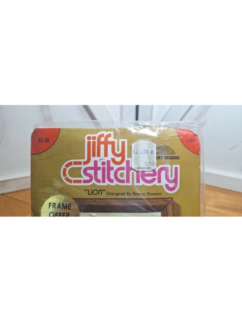 Vintage Jiffy Stitchery Embroidery Kit 